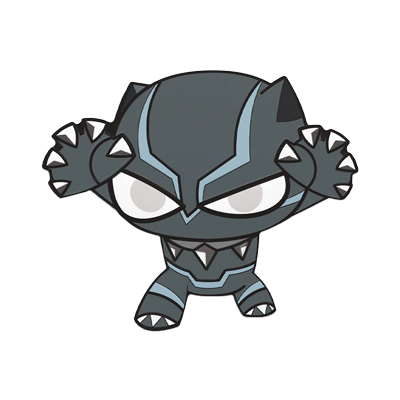 A picture of a 1 oz Marvel Mini-Hero Black Panther Coin (2021)